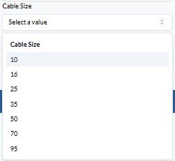 Cable Size
