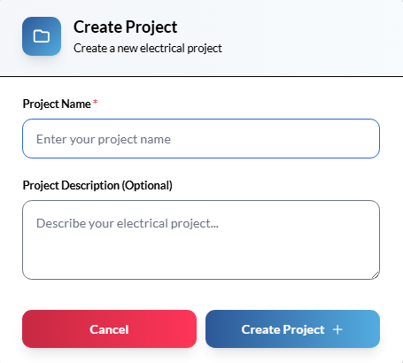 Create a new project second steps